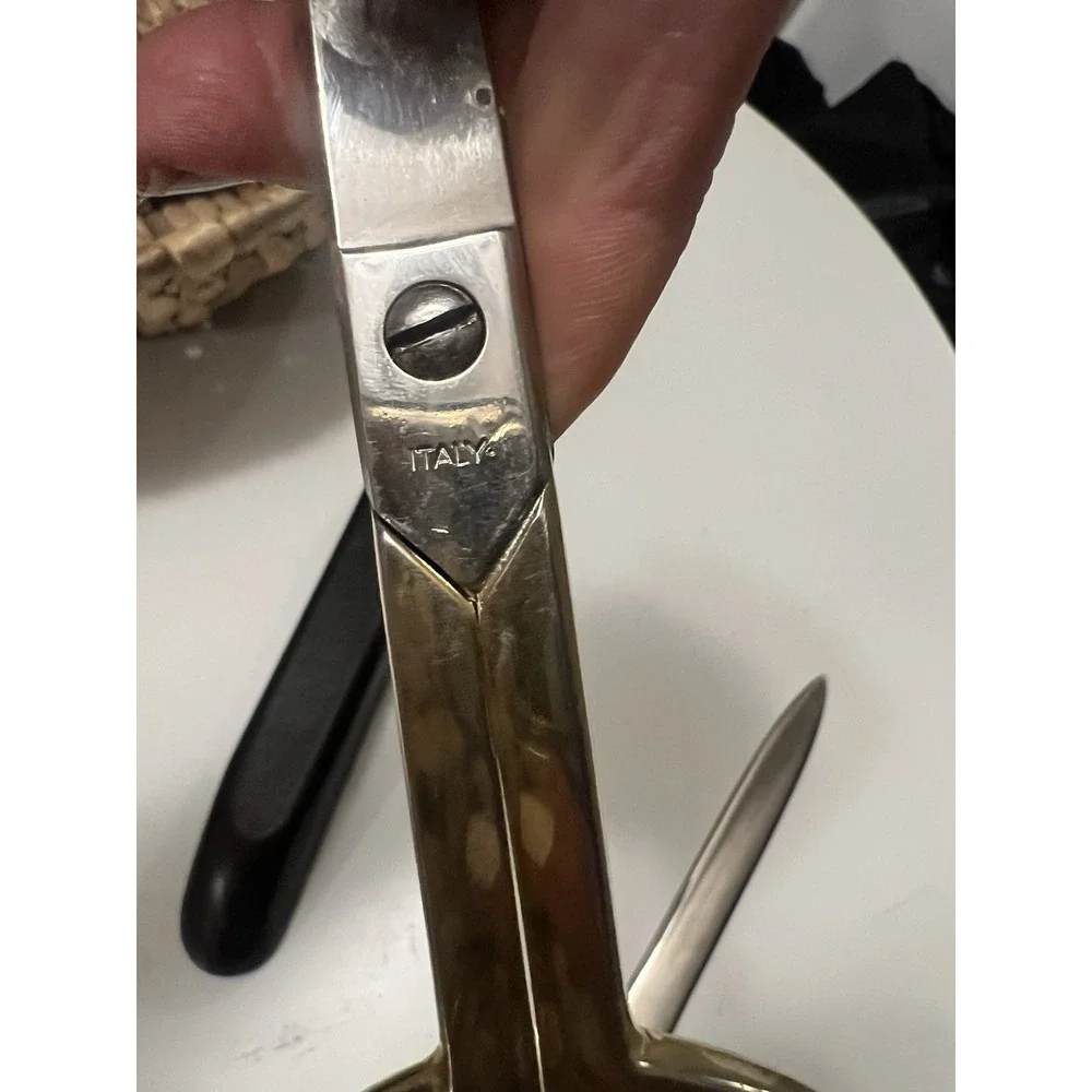 Mid Century Office Letter Opener Set‎ Leather Case Letter Opener Italy